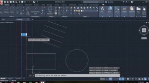 Offset in AutoCAD 2020