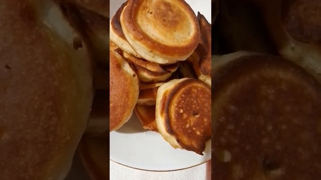 Оладьи на йогурте #йогурт #оладьирецепт #оладушки #pancake #pancakes