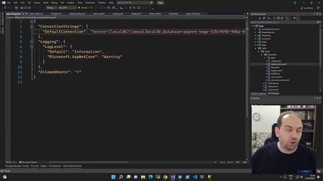 ASP.NET Core connection string from Kubernetes Secret