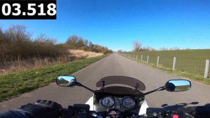 Honda CB1300 sound [RAW Onboard] with acceleration 0 to 100 km/h