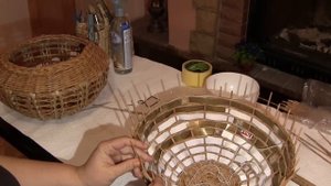 Плетёный абажур своими руками. Автор Елена Тищенко.