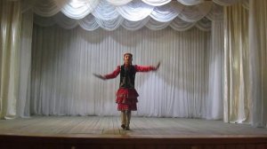 Зайникеева Алия, Башкирский народный танец с подносом