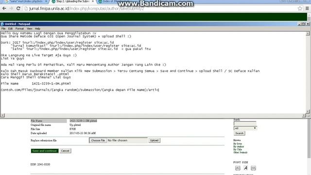 Deface Dengan Tehnik OJS Open Journal System