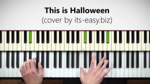 ✅? THIS IS HELLOWEEN - РАЗБОР (PIANO COVER MUSICITS.FUN)