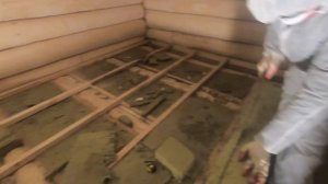 Утепление перекрытие базальтовой ватой / Insulation of the floor with basalt wool
