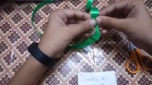 How to make a ribbon flower /step by step tutorial/Diy