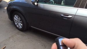 VW Passat B7 складывание зеркал с брелка