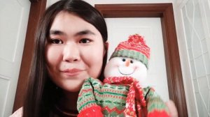 Новогодний АСМР со СНЕГОВИКОМ, звуки рта, тктк, ногти по ткани ASMR with SNOWMAN, Happy New Year ❤️