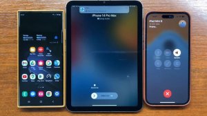 Samsung S23 Ultra vs iPhone 14 Pro Max Zangi App Outgoing Calls to iPad Mini 6. Who's First?
