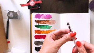 Обзор чернил и ручки KAWECO| уход за перьевыми ручкми /скетч