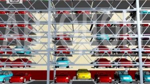 автоматическая многоуровневая парковка
