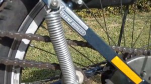 Мотовелосепед f80.Автоматичний натягувач ланцюга/Автоматический натяжитель цепи