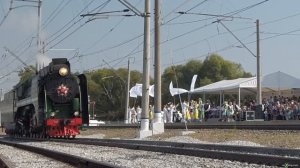 Парад паровозов и статичная экспозиция выставки Pro//Движение.Экспо 2019 . 4K50