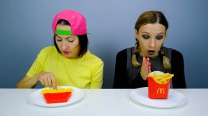 Pop It Челлендж! Поп Ит или Настоящая Еда Пико Поки