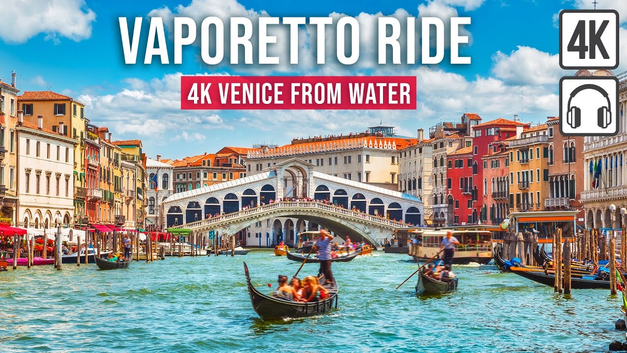 Вапоретто, Венеция, Италия - Экскурсия на вапоретто по Большому Венецианскому каналу