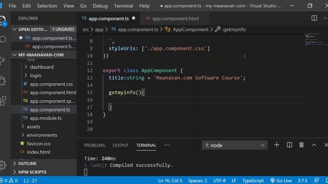 Angular Data Binding – Interpolation | #5 Angular Tamil Tutorial for Beginners