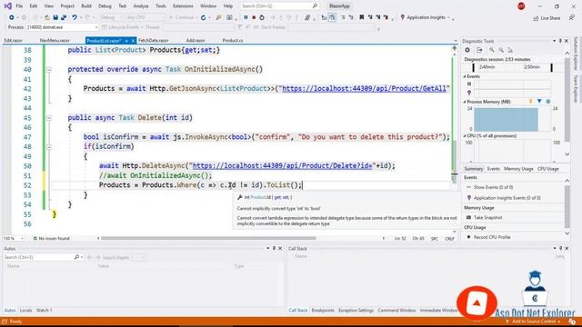 Page refresh without reload after delete | Blazor CRUD Using API Part-5 | Blazor Bangla Tutorial смотреть онлайн