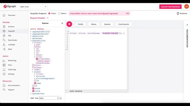 Searching With Strings in Dgraph Cloud смотреть онлайн