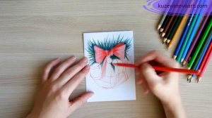 РИСУЕМ НОВОГОДНИЕ ОТКРЫТКИ | ЦВЕТНЫЕ КАРАНДАШИ