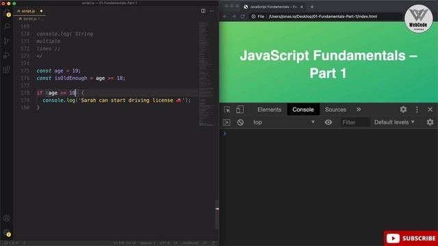 The Complete JavaScript Course 2023: From Zero To Expert! | JavaScript Fundamentals Part 1 #2