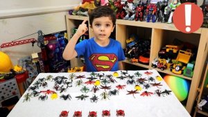 Учим Насекомых! Насекомые для Детей - Развивающее Видео