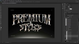 Chrome Iridescent Style on Your Logo and Text - Photoshop Text Effect