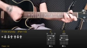 i'll die anyway. - girl in red | Easy Guitar Lesson Tutorial with Chords/Tabs and Rhythm