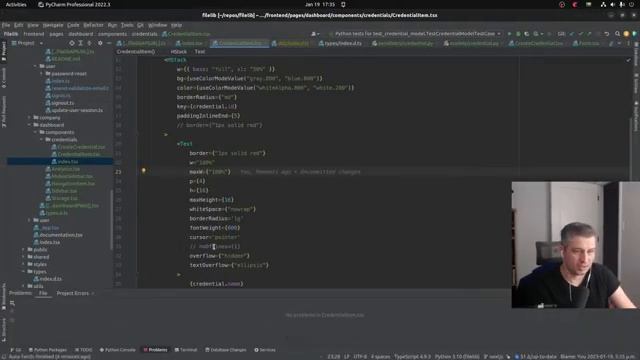 Software Dev - Credentials Manager - NextJS/Python/Django Project Upgrade - API Dev with Python