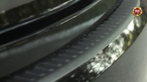 Накладка на задний бампер Hyundai Solaris 2014-н.в. (russ-artel.ru)