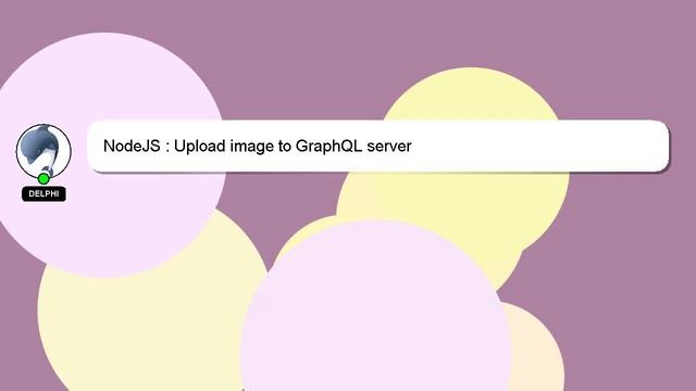 NodeJS : Upload image to GraphQL server смотреть онлайн
