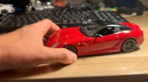 Обзор модели Ferrari 599 GTO в 1/24 от Bburago