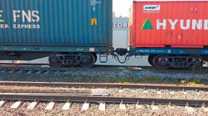 ЖД. Электровоз ВЛ10У с контейнерным поездом. Станция Ленинский проспект | Санкт-Петербург