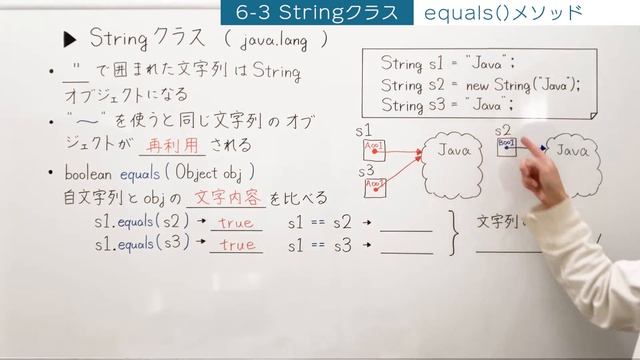文字列の比較に==を使ってはいけない理由【Java入門講座】6-3 Stringクラス смотреть онлайн