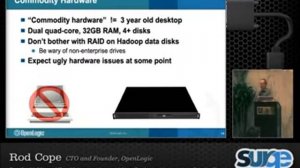 Surge 2010 ~ Top 10 Lessons Learned from Deploying Hadoop in a Private Cloud