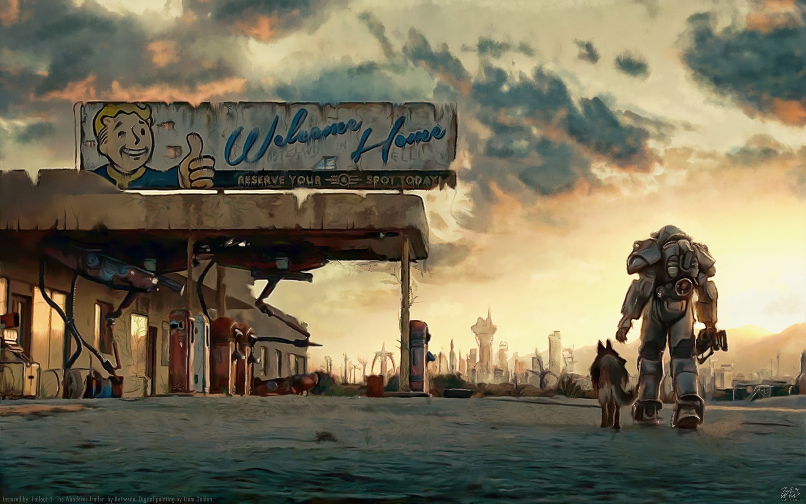 Fallout 4 - Часть 27 - Путь в Даймонд сити