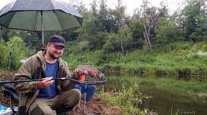 Ловля пикером,на малой речке