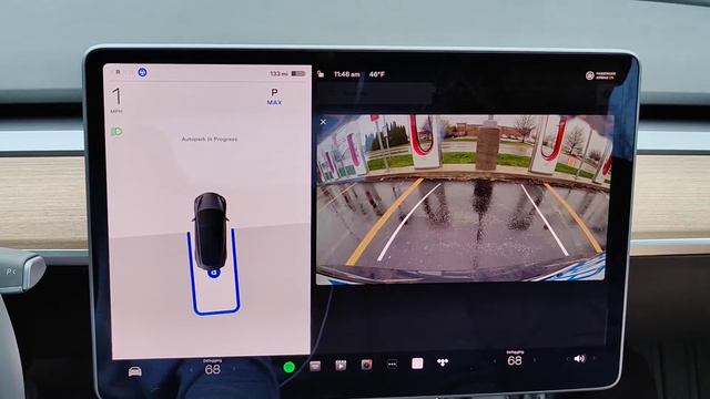 Tesla How To Auto Park - Tesla How To Use Autopark FSD - Tesla Autopark Model 3 Model Y Example смотреть онлайн