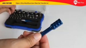 AH-2200K - T Handle Ratchet Handle Kit with Bits and Socket [for Professional]