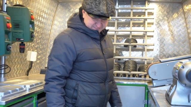 Мобильная кузница – мастерская на базе Газель Next. смотреть онлайн