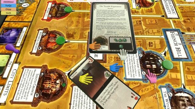 Играем в Tabletop Simulator #1 (Arkham Horror, часть 1).