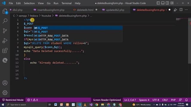 how to update data in database using form in PHP |web development tutorial #84 |Joiya Academy