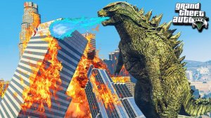 ГТА 5 МОДЫ ГОДЗИЛЛА АТАКУЕТ ЛОС САНТОС В GTA 5! ОБЗОР МОДА В GTA 5 ИГРЫ ГТА МИР ВИДЕО GTA 5 МОДЫ