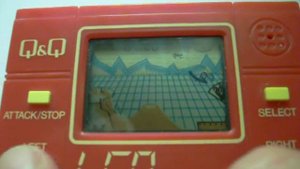 Flying Saucer Q&Q handheld lcd game