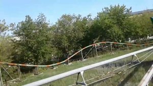 Аттракцион весёлые горки Темиртау парк Восток