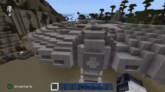 Millennium Falcon flying Gameplay and tour (Minecraft: Star Wars DLC) смотреть онлайн