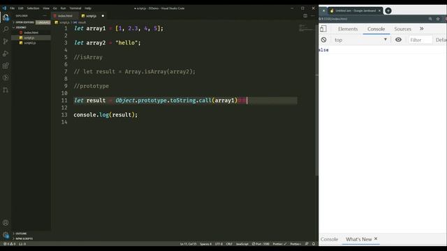 C06 : Identify the Arrays from given input | English & Hindi | Javascript Interviews | for beginner