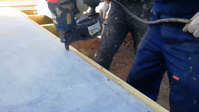 Сборка цокольного перекрытия из сип панелей ЦСП смотреть онлайн