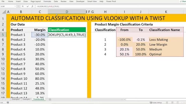 Excel Vlookup to get Non-Exact Match смотреть онлайн