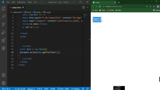 Date Objects in JavaScript || JS Tutorial for Beginners in 2022