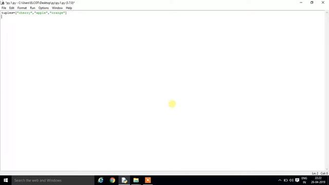 Python Programming - Tuple Example (In Kannada) смотреть онлайн